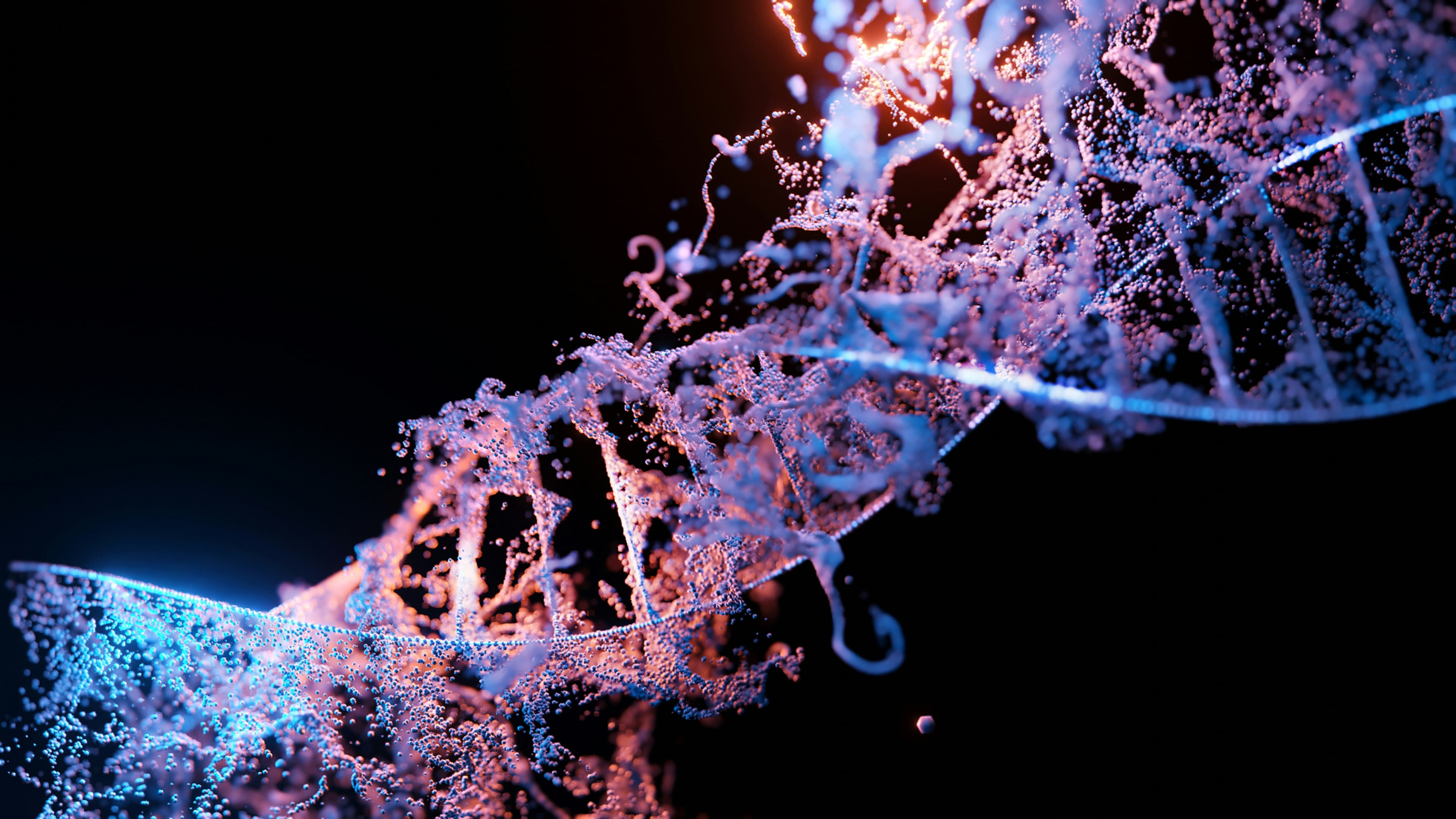 DNA helix illustration representing 23andMe bankruptcy implications